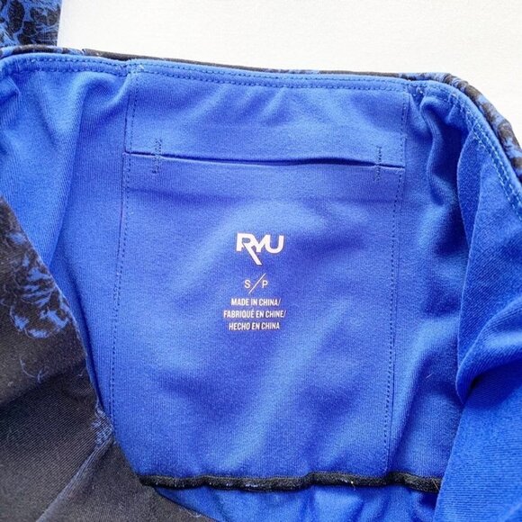 5/$25 Ryu black blue full length workout running yoga pilates leggings - Picture 8 of 8